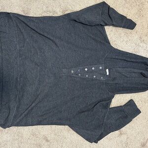 Dark Gray Hooded Sweater